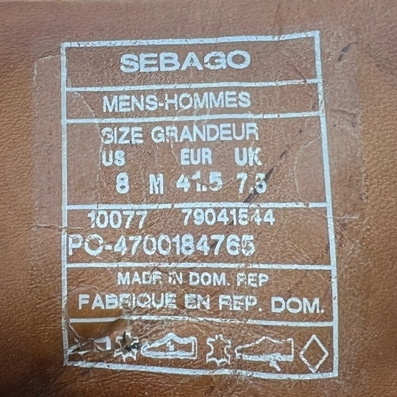 Ronnie Fieg By Sebago Brown Whip Stitch Lace Up Boots Size 8 Men's - Picture 4 of 11